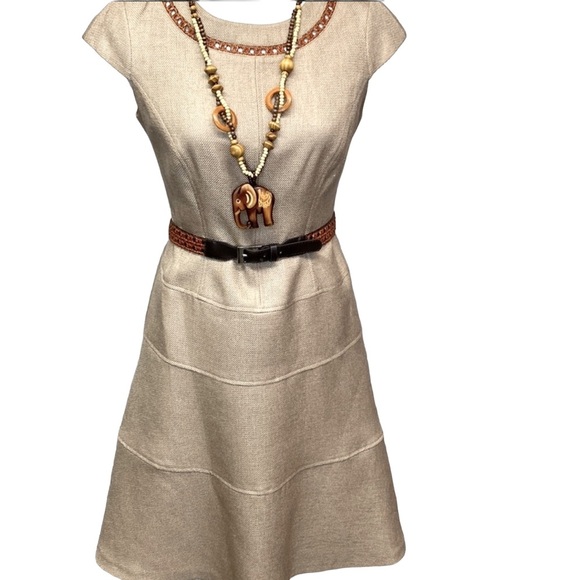 Ann Klein Fit And Flare Dress - Picture 2 of 9